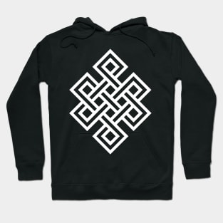 Endless Knot White Hoodie